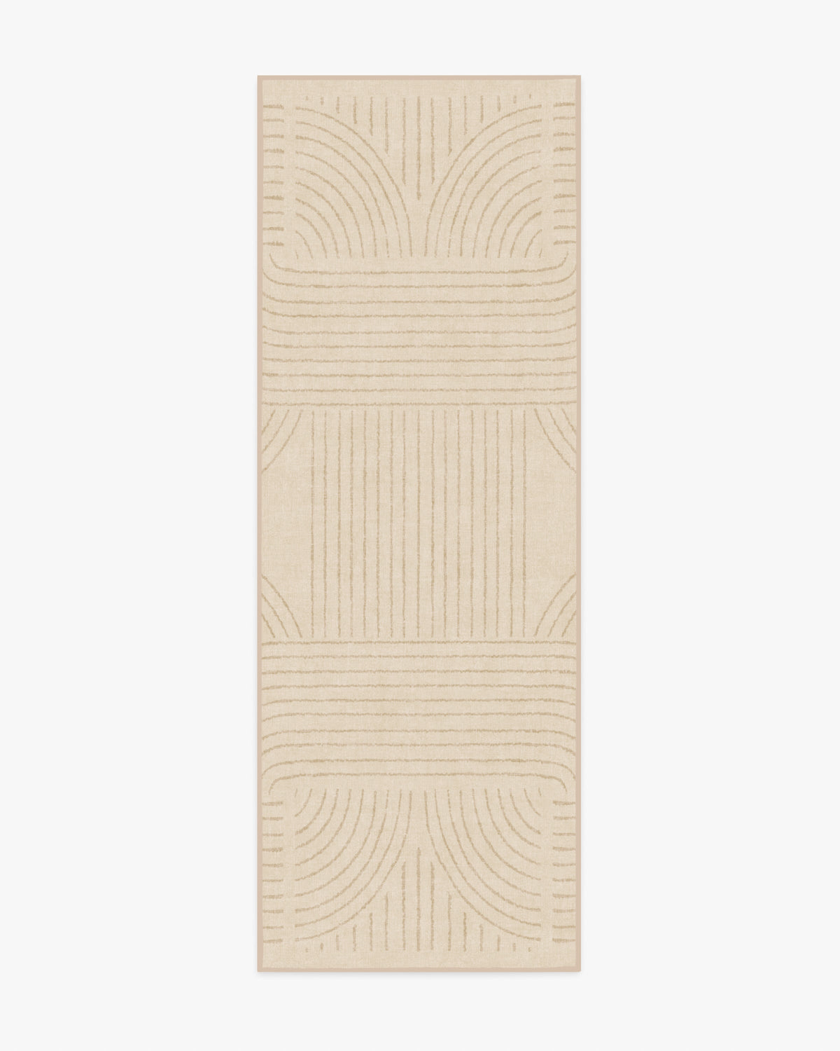 Callen — Halı, Kum, RUNNER, beyaz zemin, 2x7