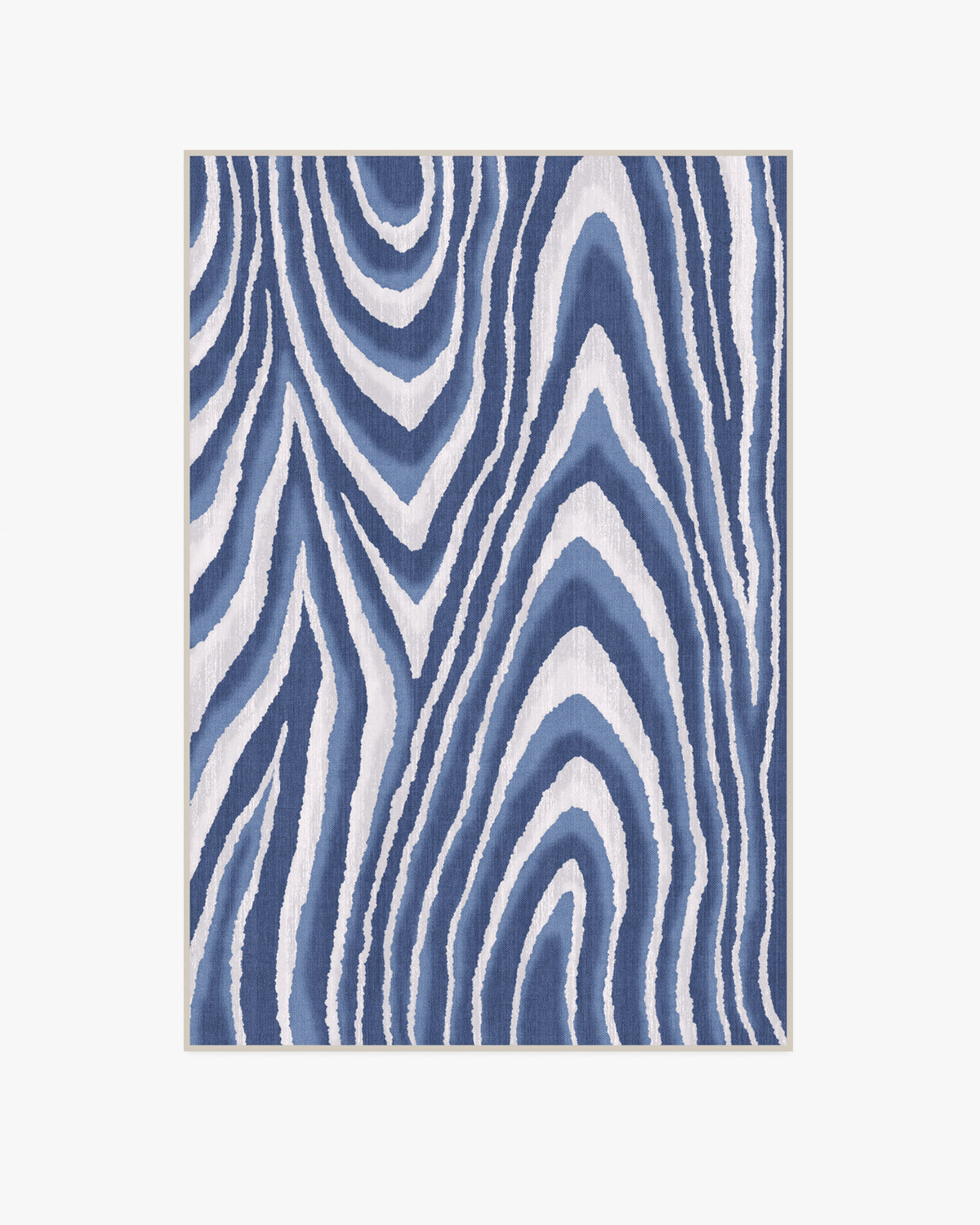 Chifa — Halı, Wood Mavi Krem, AREA, beyaz zemin, 4x6