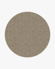 Prisma — Halı, Doğal Taş, ROUND, beyaz zemin, 8R