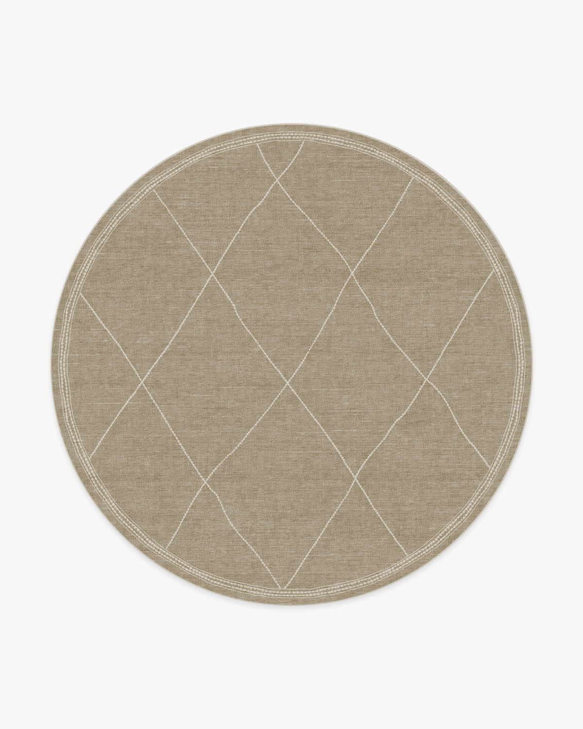 Jesper — Halı, Taş, ROUND, beyaz zemin, 8R