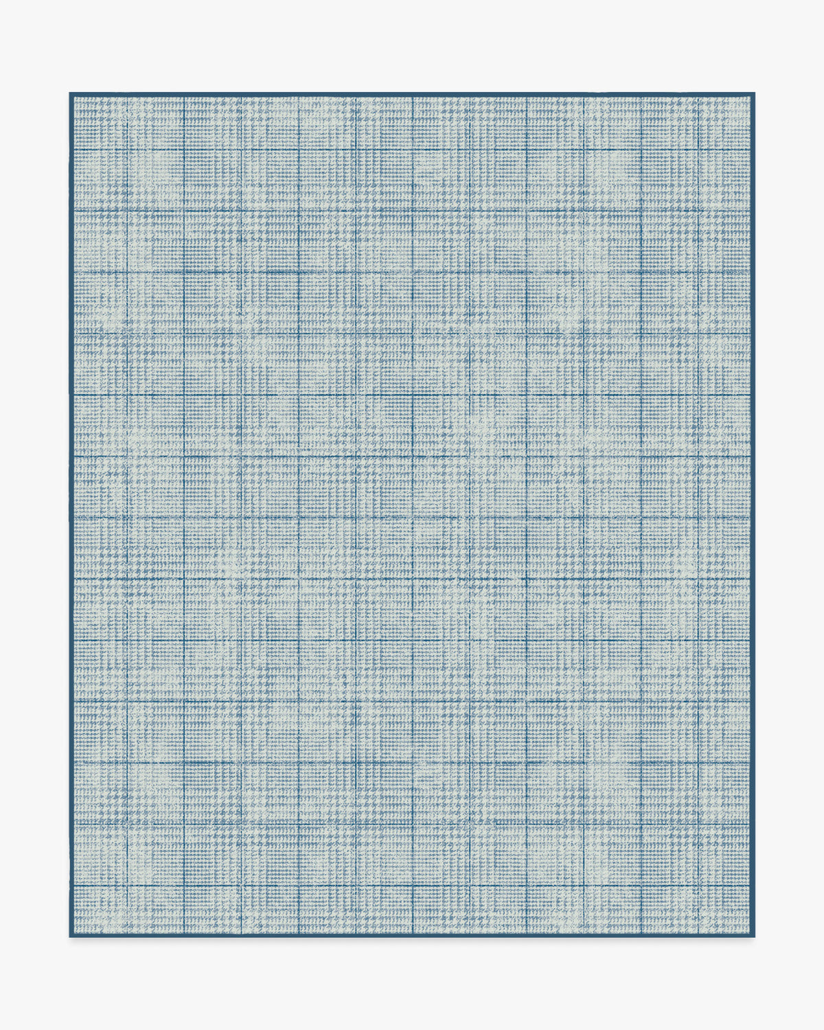Glen Plaid — Halı, Lacivert, AREA, beyaz zemin, 8x10