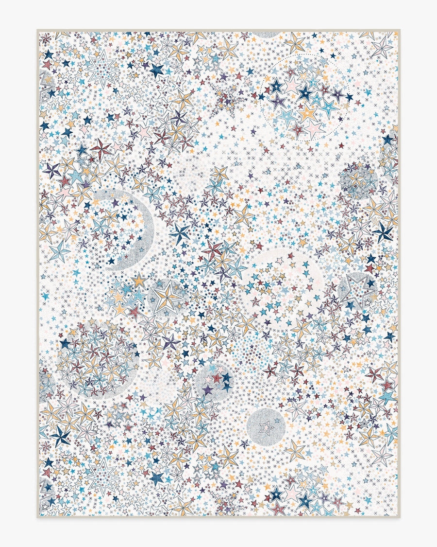 Adelajda Confetti — Halı, Mavi, AREA, beyaz zemin, 9x12