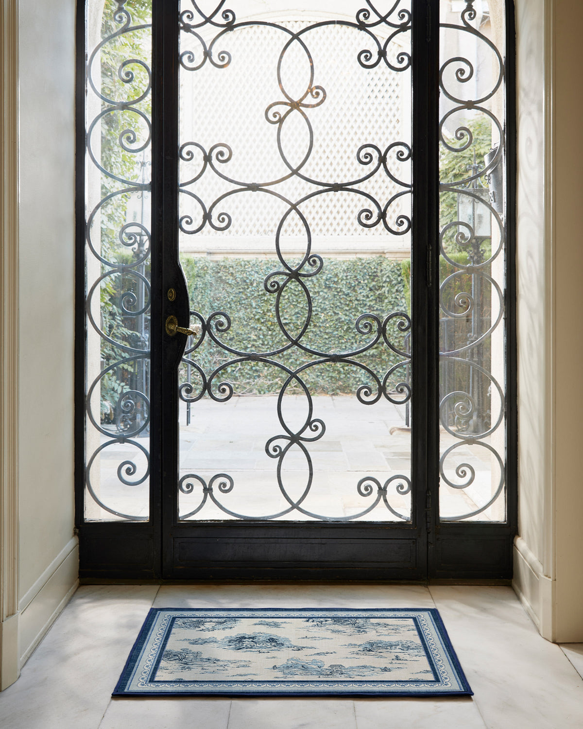 Provence Toile — Halı, Delft Mavisi, AREA, yaşam alanı, 2x3