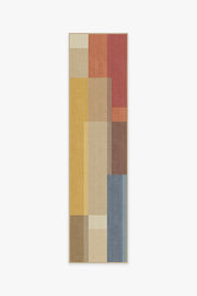 Campo — Halı, Çok Renkli, RUNNER, beyaz zemin, 2x10