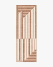 Venn — Halı, Soft Kahverengi, RUNNER, beyaz zemin, 2x7