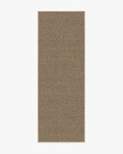 Burlap Solid — Halı, Kum, RUNNER, beyaz zemin, 2x7