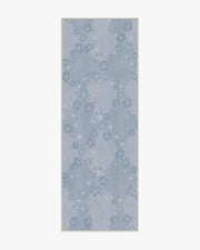 Serene — Halı, Arduvaz Mavisi, RUNNER, beyaz zemin, 2x7