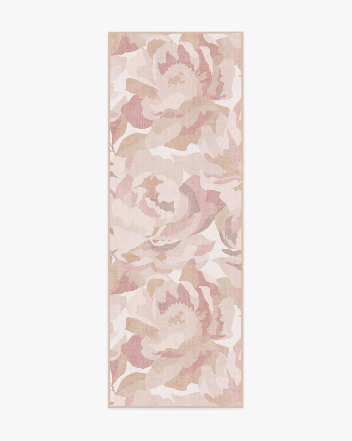 Fiona — Halı, Vintage Blush, RUNNER, beyaz zemin, 2x7
