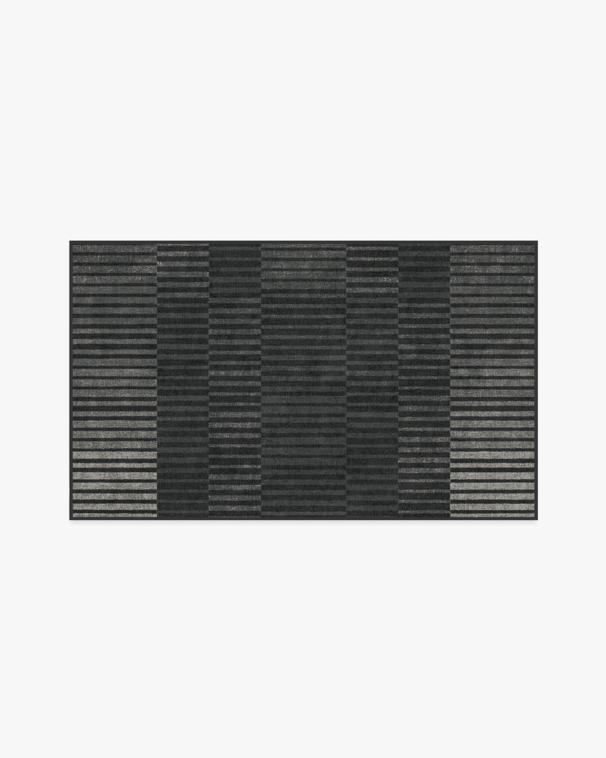 Shadow Stripe — Halı, Antrasit, AREA, beyaz zemin, 3x5