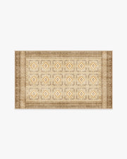 Lorah — Halı, Warm Doğal, AREA, beyaz zemin, 3x5