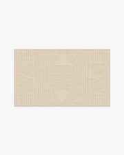 Callen — Halı, Kum, AREA, beyaz zemin, 3x5