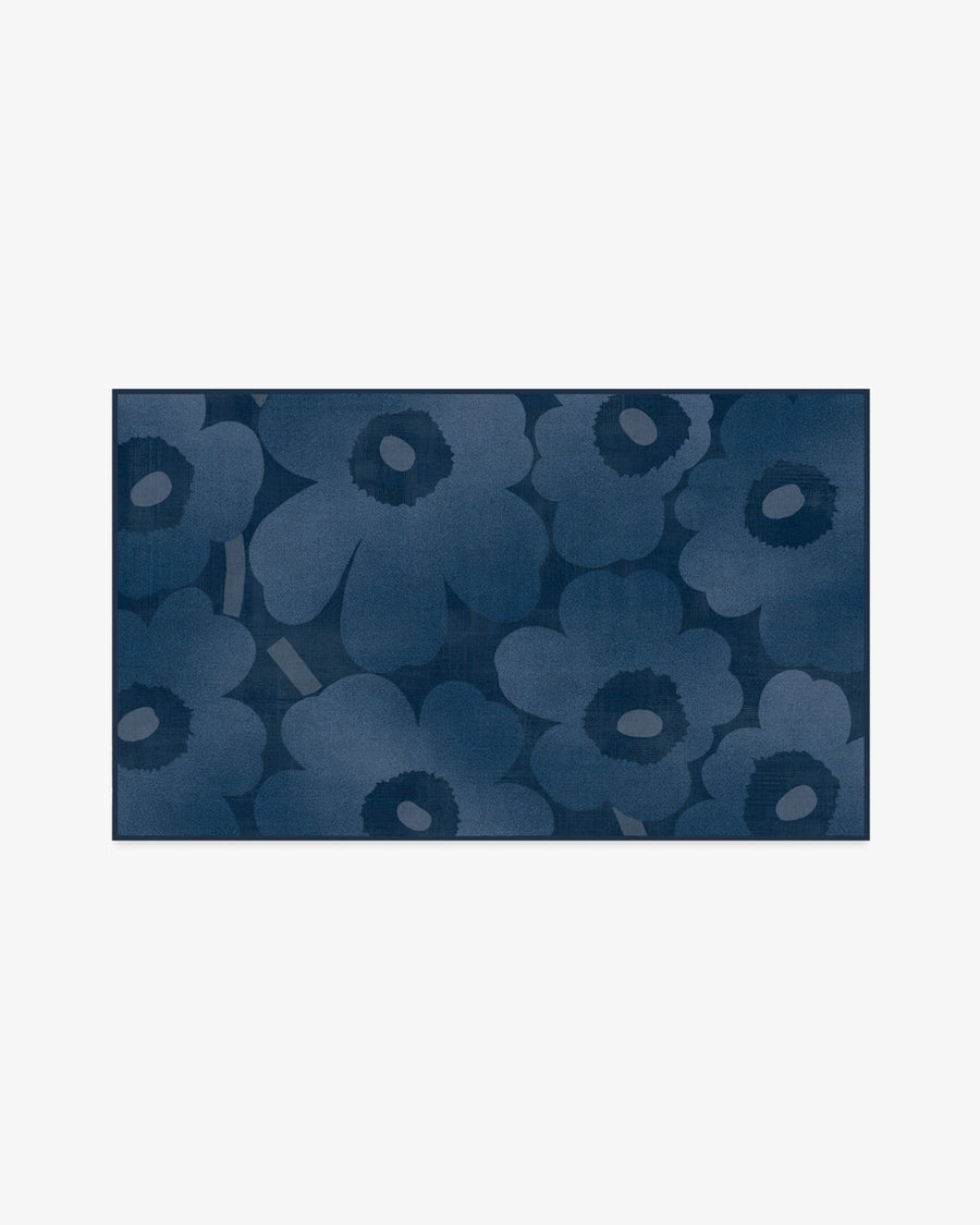 Unikko — Halı, Mavi, AREA, beyaz zemin, 3x5