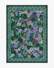 Vera — Halı, Yeşil Erik, AREA, beyaz zemin, 5x7