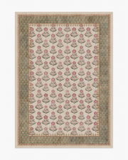 Sundara — Halı, Doğal Blush, AREA, beyaz zemin, 5x7