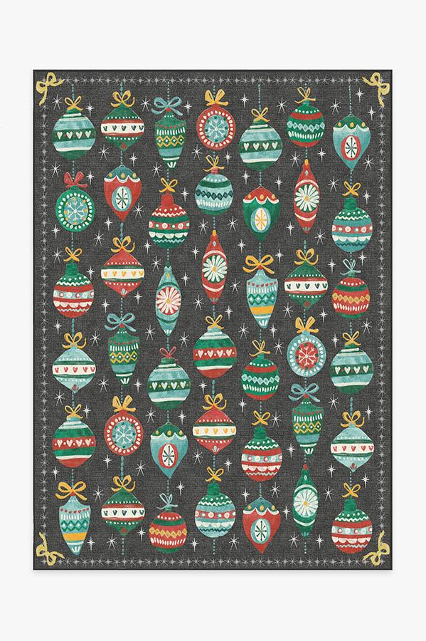 Festive Garland — Halı, Çok Renkli, AREA, beyaz zemin, 5x7