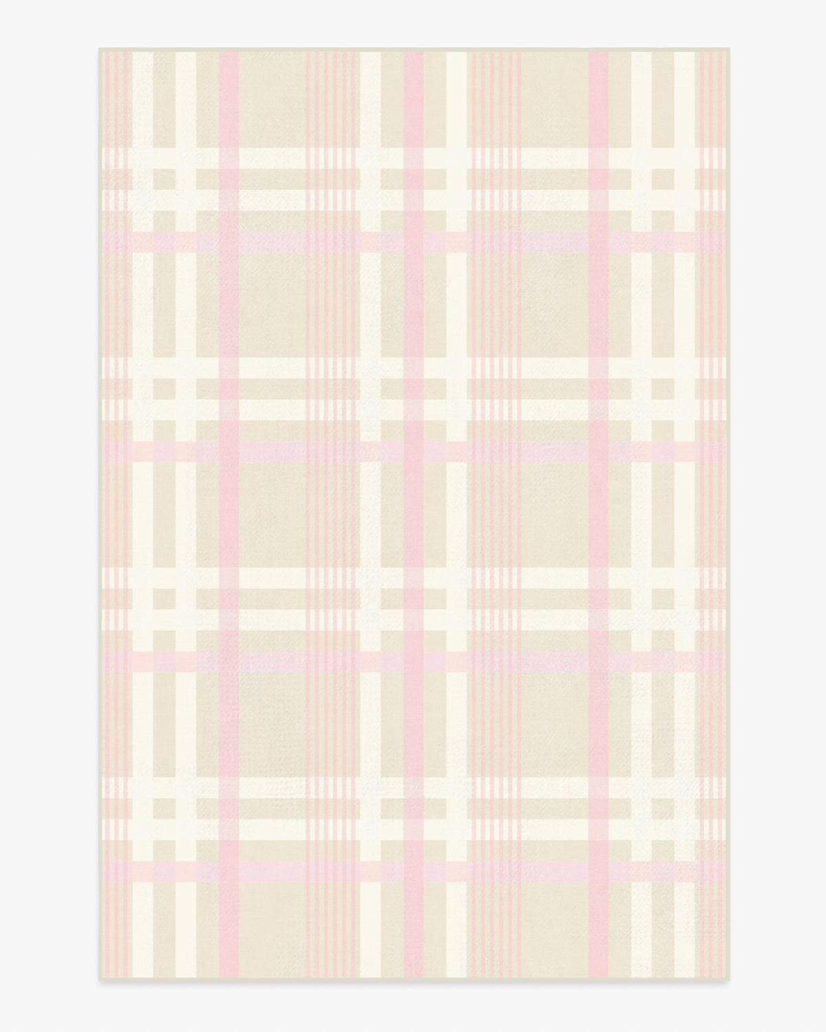 Charming Plaid — Halı, Pembe, AREA, beyaz zemin, 6x9