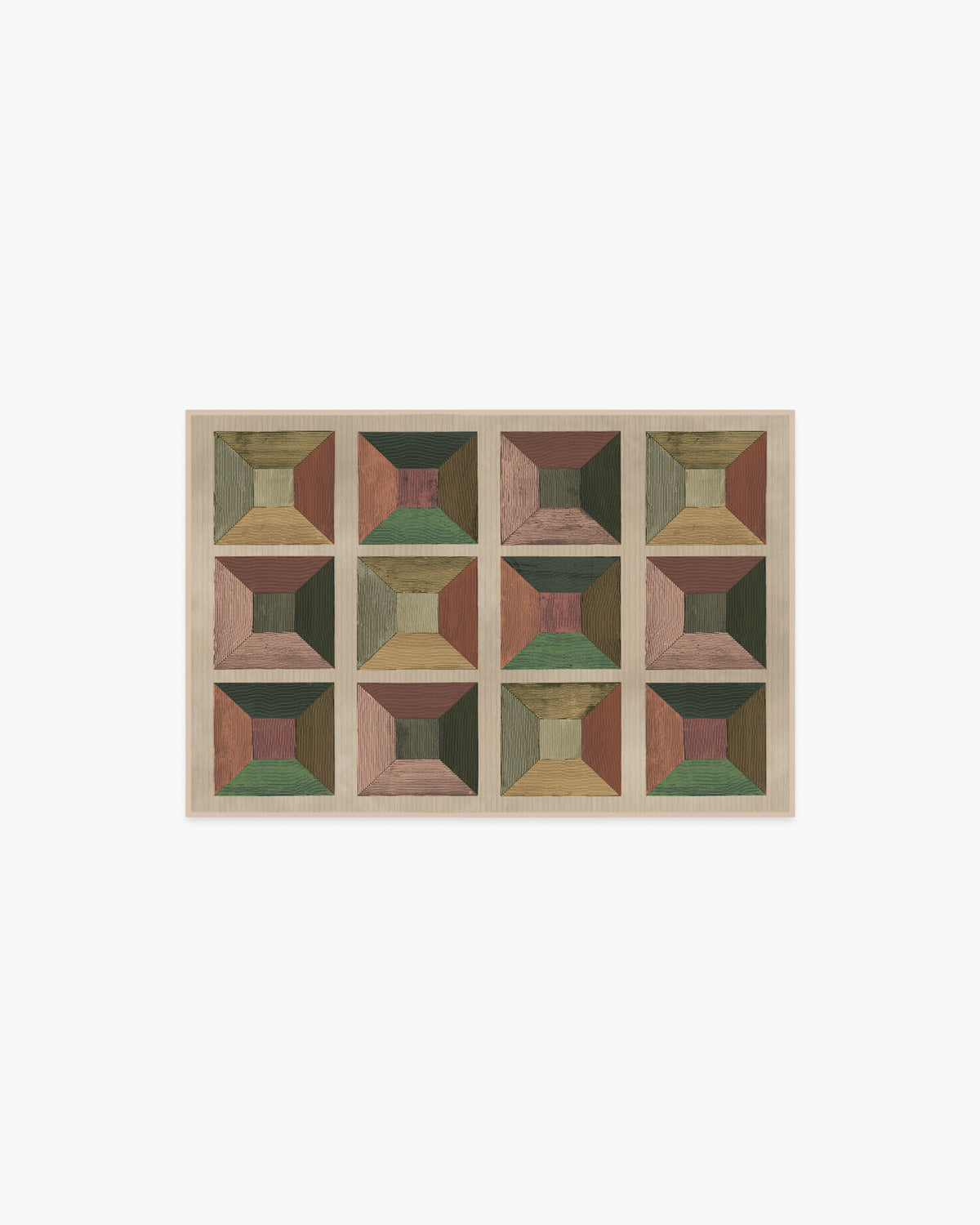 Hedra — Halı, Soft Auburn, AREA, beyaz zemin, 2x3