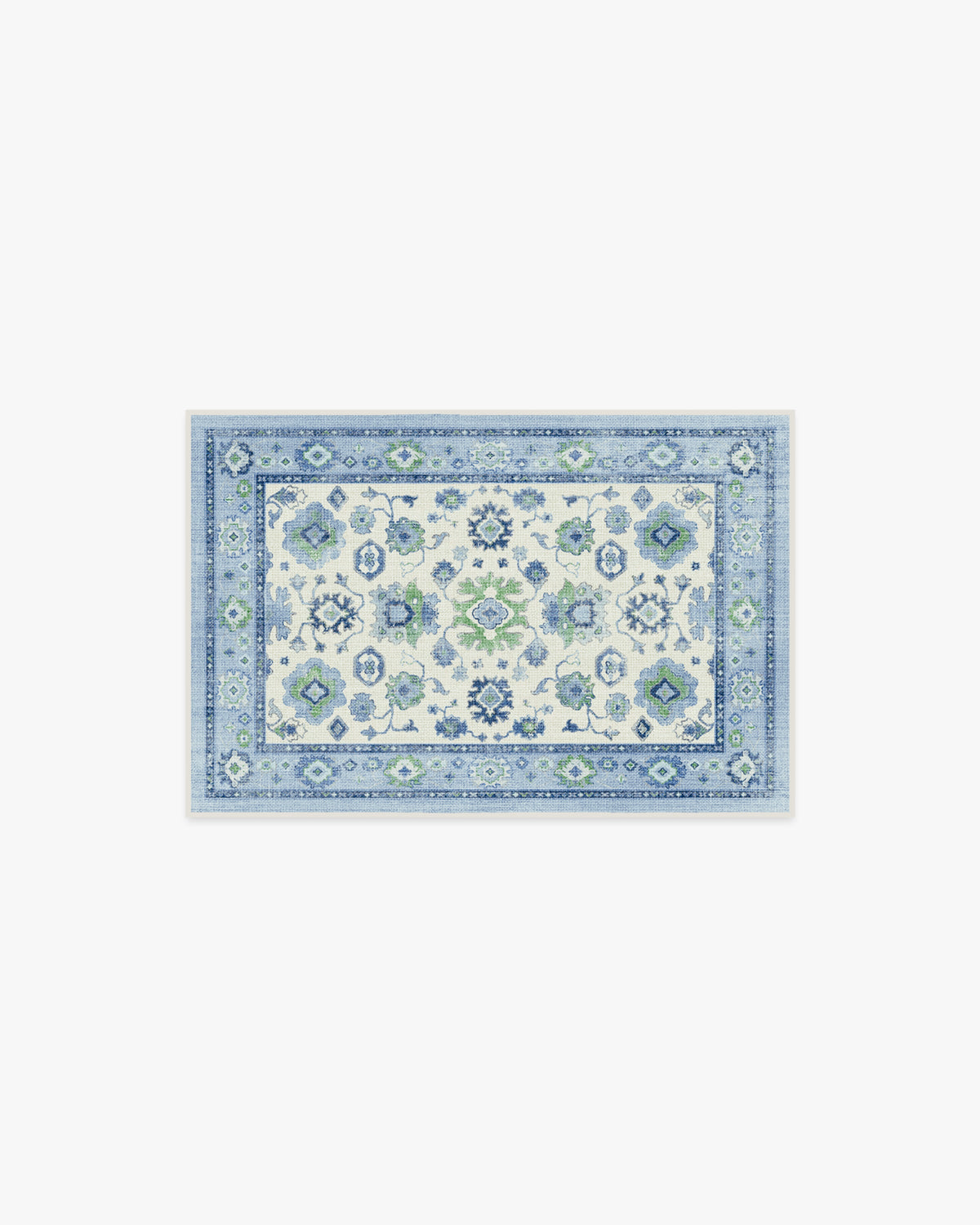 Serena — Halı, Mavi, AREA, beyaz zemin, 2x3