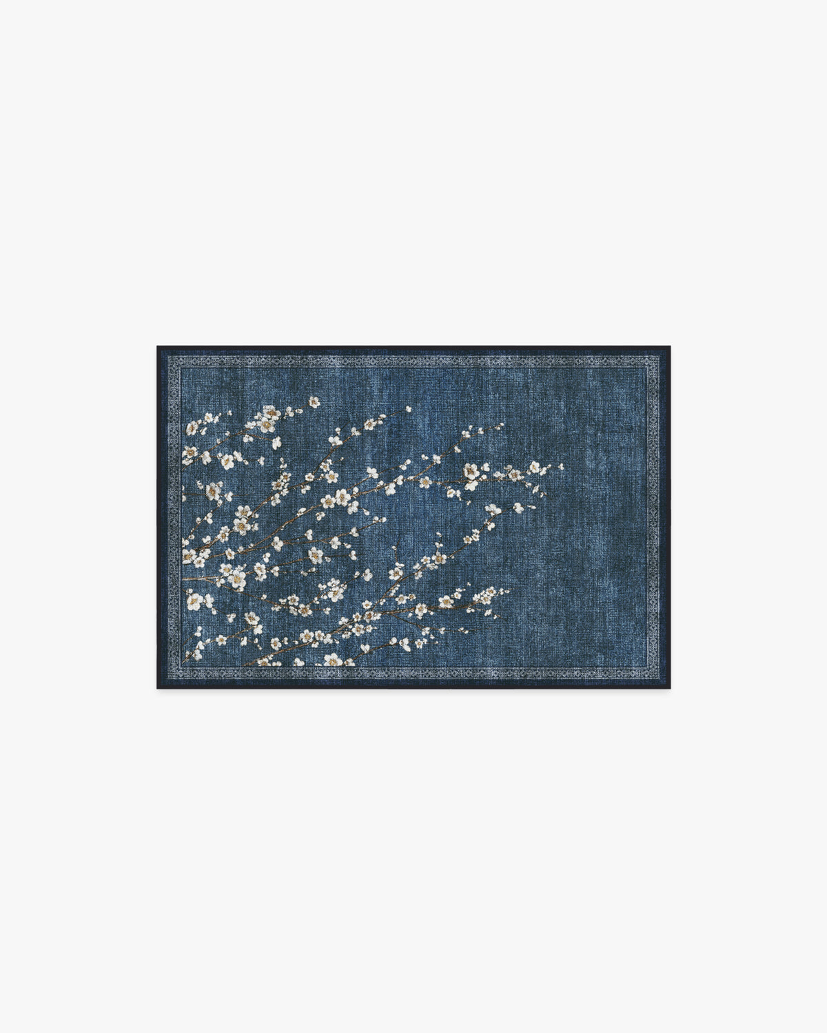 Sakura — Halı, Çivit, AREA, beyaz zemin, 2x3