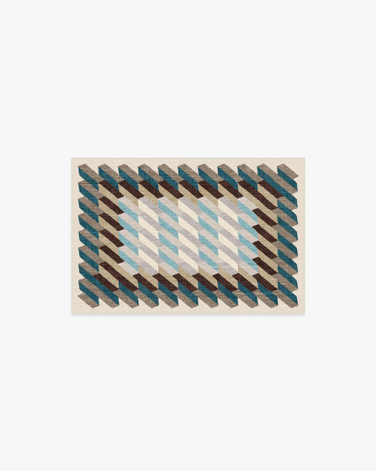 Echo — Halı, Arduvaz Mavisi, AREA, beyaz zemin, 2x3