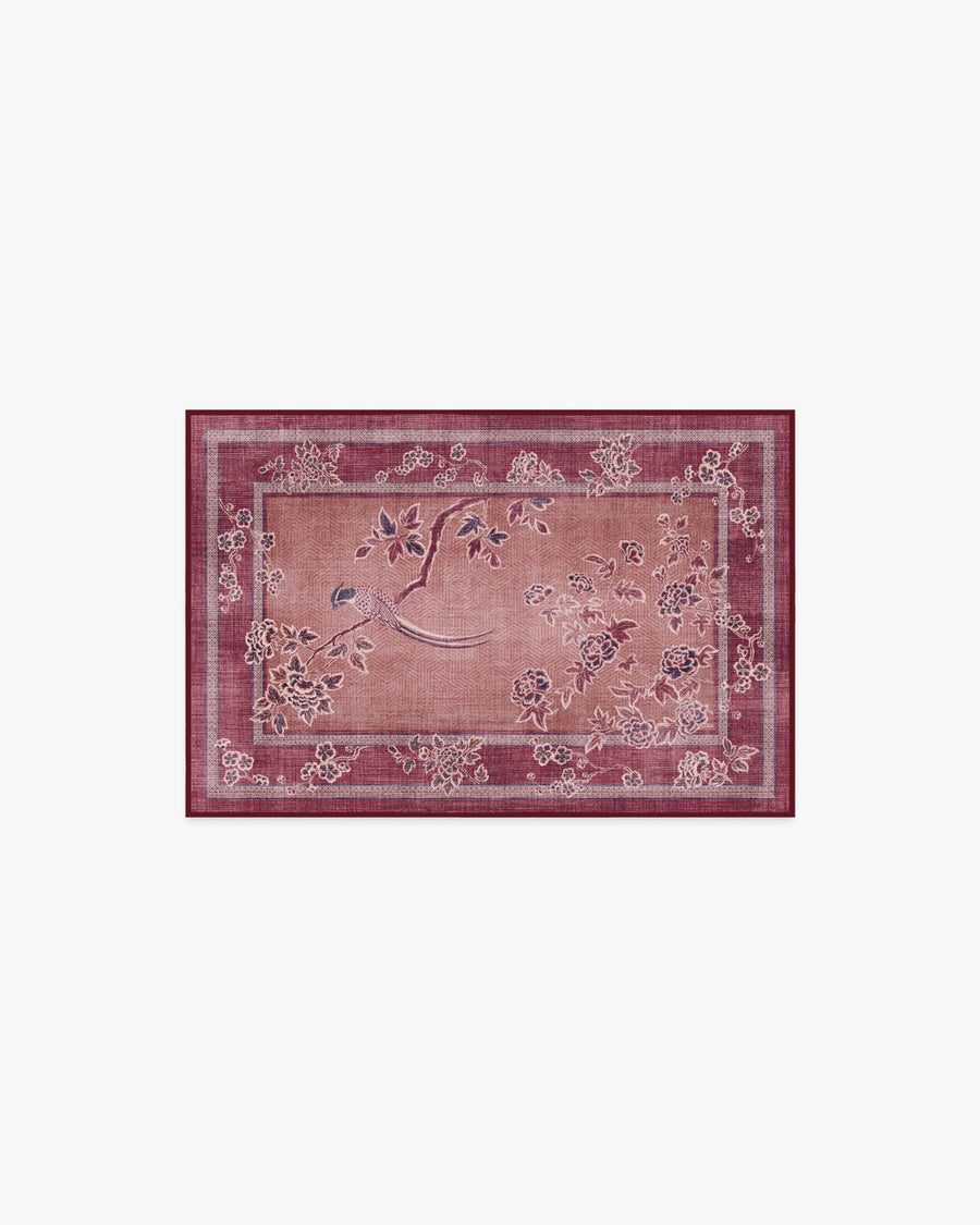 Draper — Halı, Bordo, AREA, beyaz zemin, 2x3