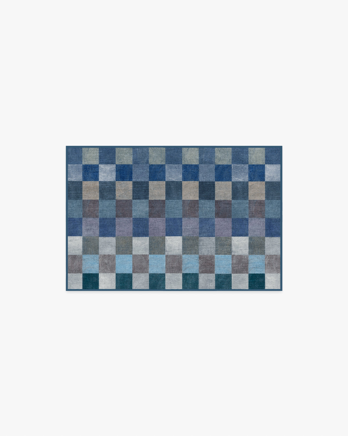 Flux — Halı, Mavi, AREA, beyaz zemin, 2x3