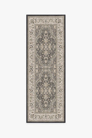 Allura — Halı, Koyu Ahşap, RUNNER, beyaz zemin, 2x7