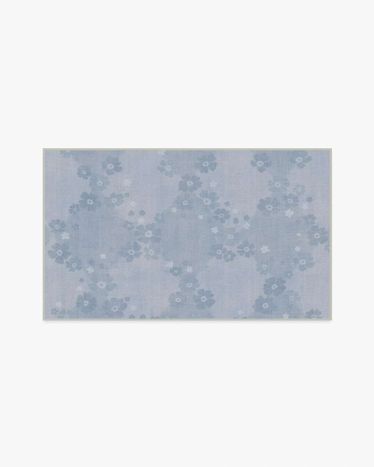 Serene — Halı, Arduvaz Mavisi, AREA, beyaz zemin, 3x5