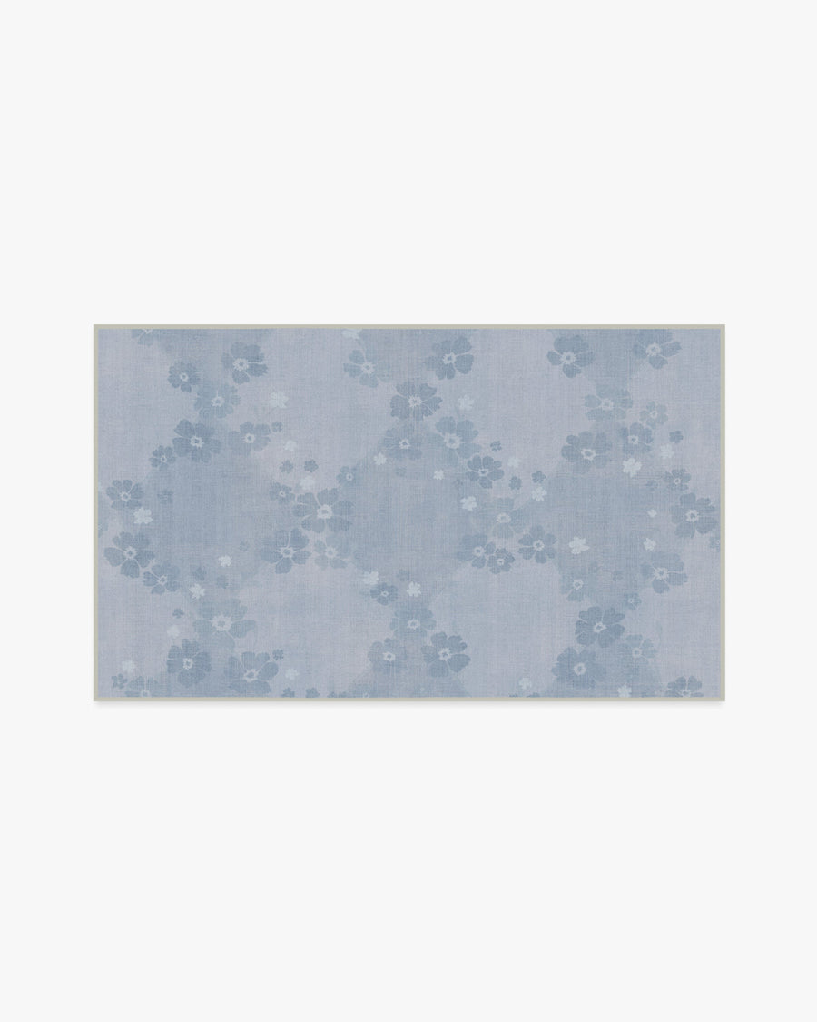 Serene — Halı, Arduvaz Mavisi, AREA, beyaz zemin, 3x5