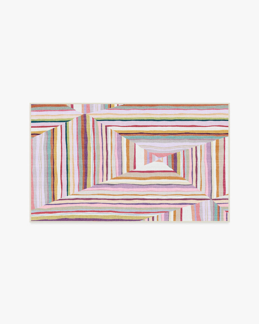 Riviera — Halı, Çok Renkli, AREA, beyaz zemin, 3x5