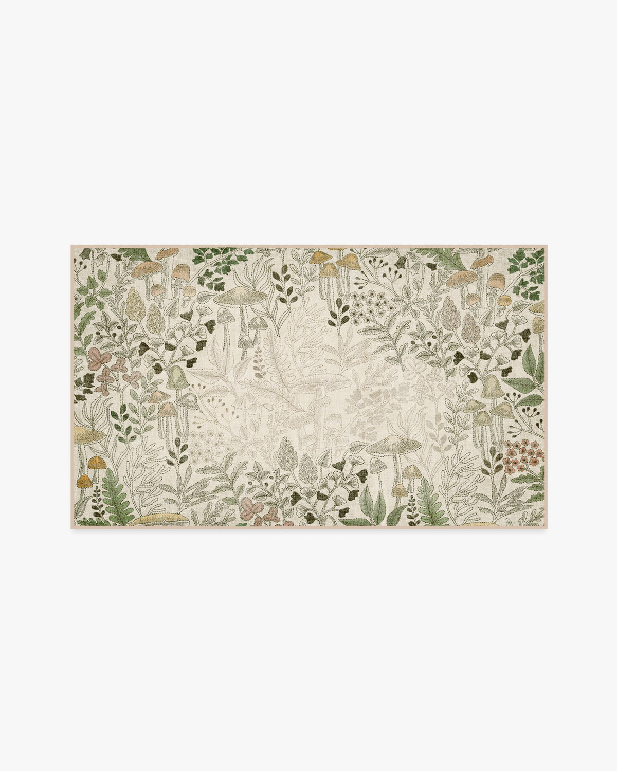 Wildwood — Halı, Nötr, AREA, beyaz zemin, 3x5