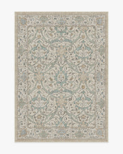Morris And Co Montreal — Halı, Doğal Yeşim, AREA, beyaz zemin, 5x7