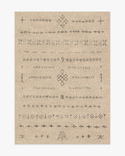 Astrid — Halı, Doğal, AREA, beyaz zemin, 5x7