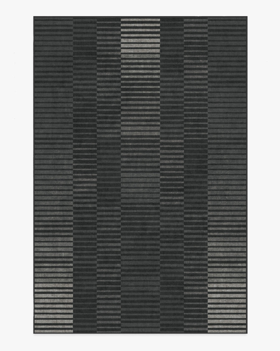 Shadow Stripe — Halı, Antrasit, AREA, beyaz zemin, 6x9