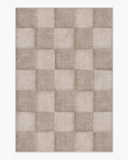 Hearth Check — Halı, Warm Gri, AREA, beyaz zemin, 6x9