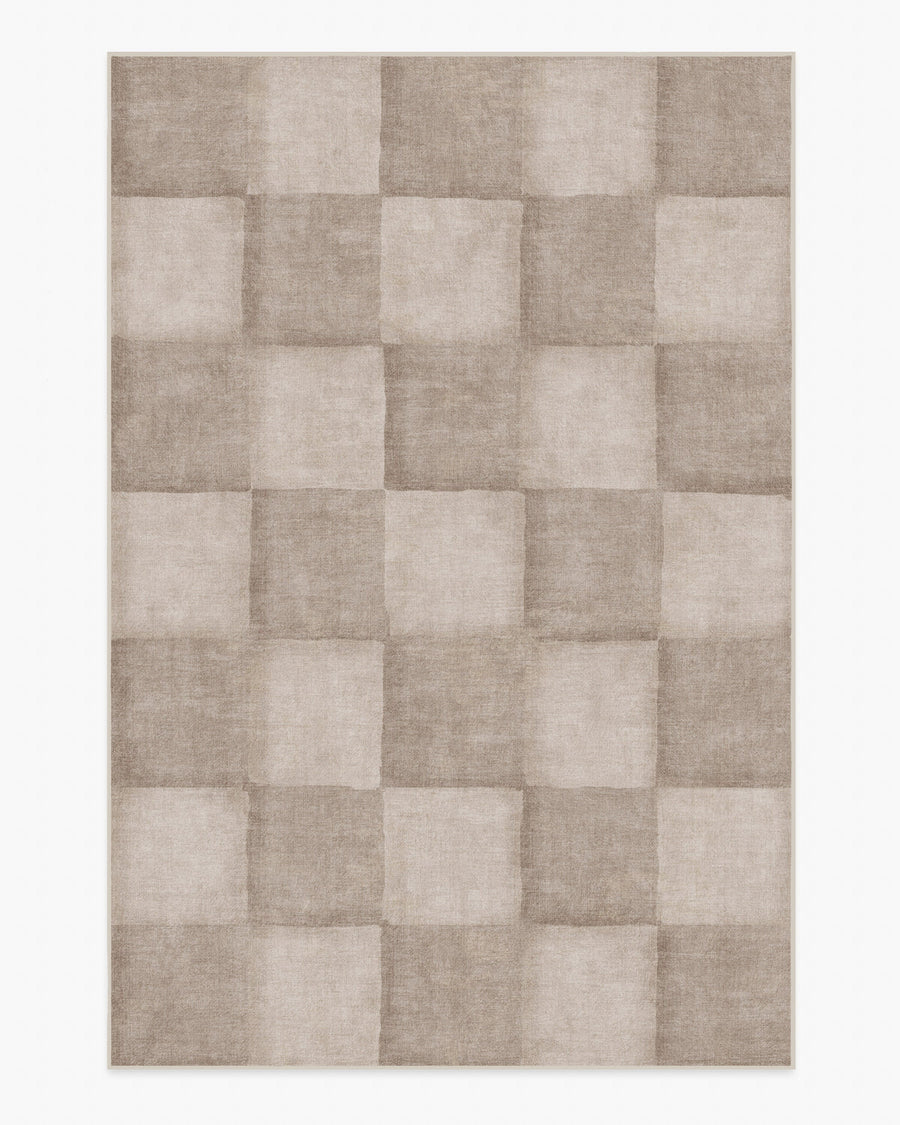 Hearth Check — Halı, Warm Gri, AREA, beyaz zemin, 6x9