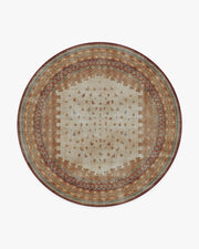 Mitra — Halı, Çok Renkli, ROUND, beyaz zemin, 8R