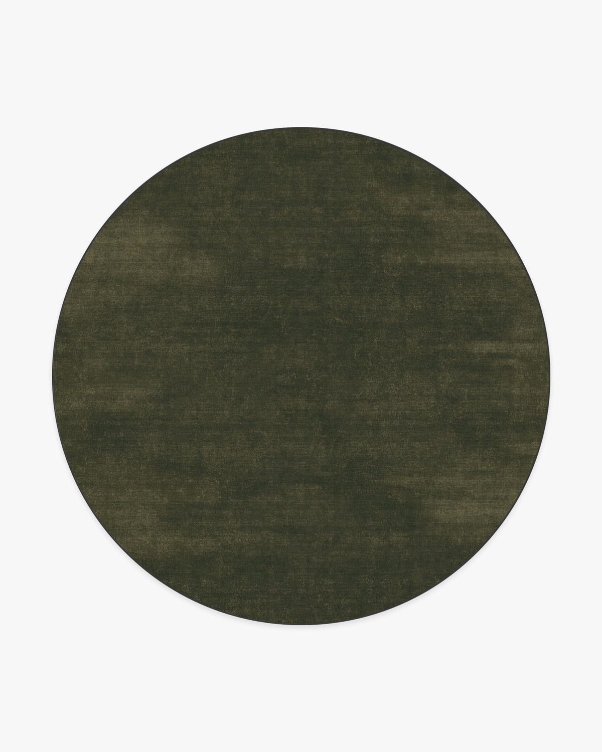 Nico Solid — Halı, Zeytin, ROUND, beyaz zemin, 8R