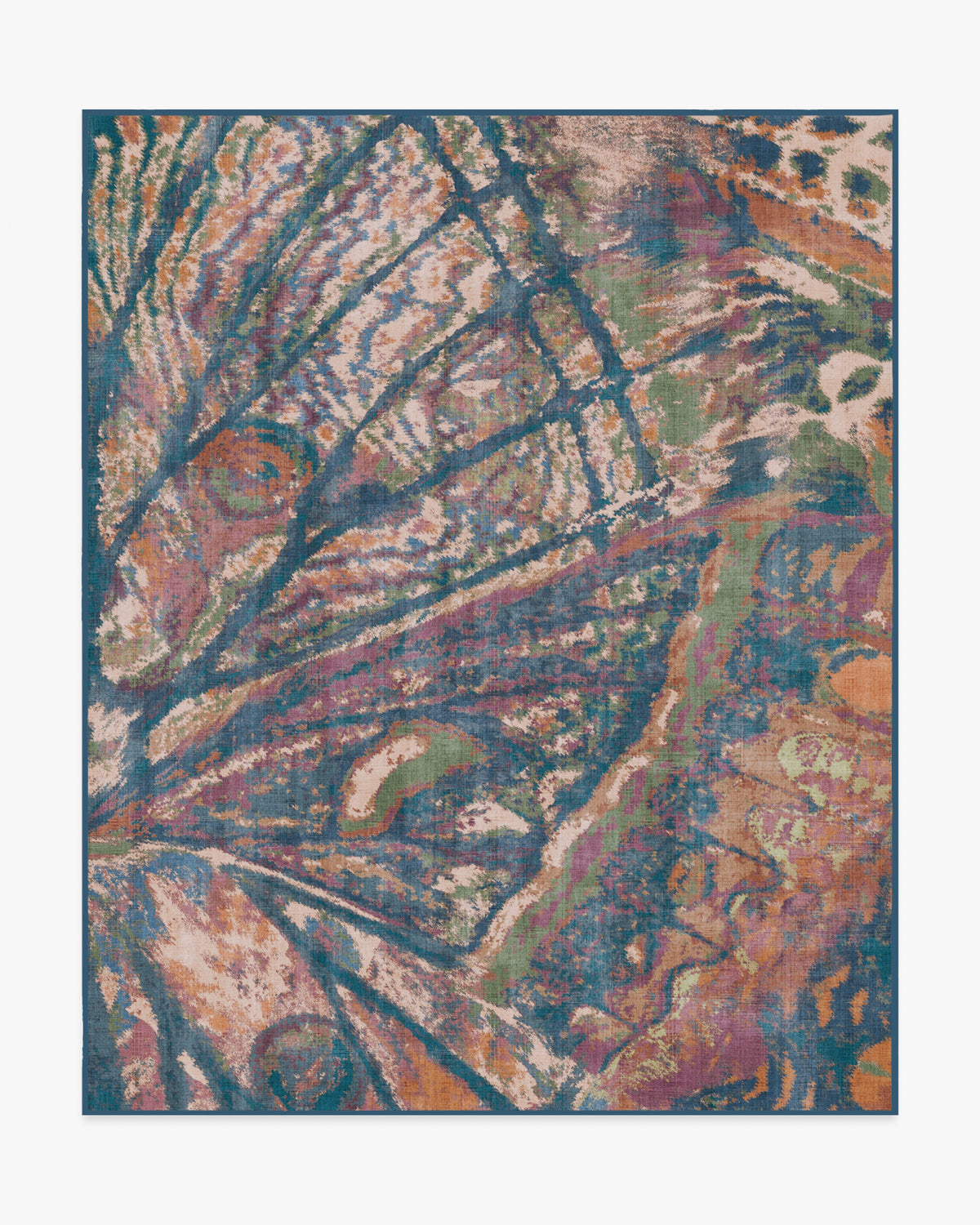 Althea — Halı, Çok Renkli, AREA, beyaz zemin, 8x10