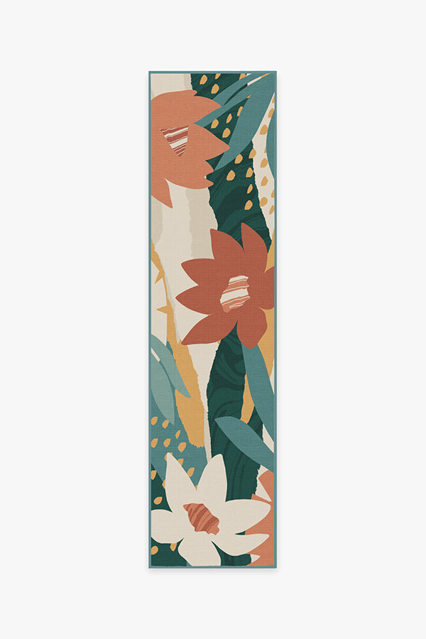 Arcadia — Halı, Çok Renkli, RUNNER, beyaz zemin, 2x10