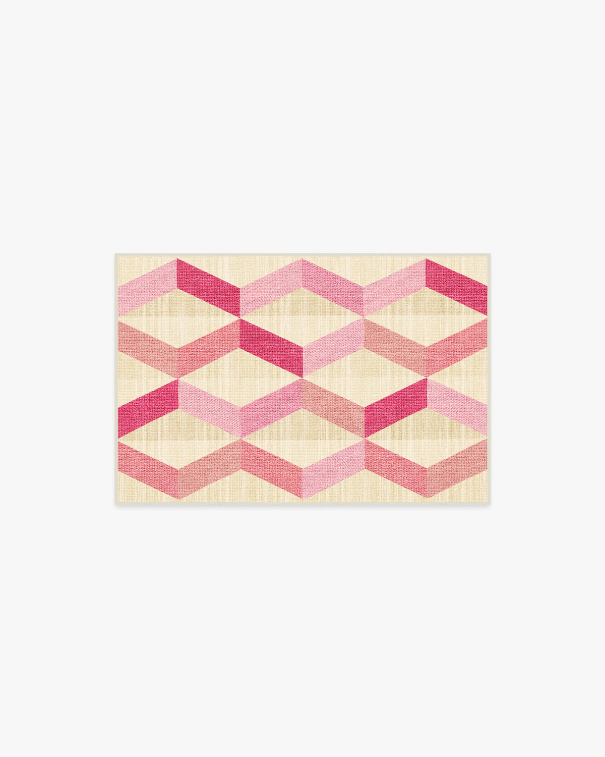 Kya — Halı, Pembe, AREA, beyaz zemin, 2x3
