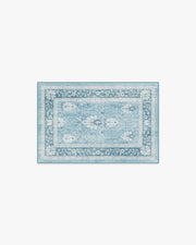 Serafina — Halı, Mavi, AREA, beyaz zemin, 2x3
