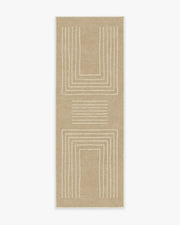 Valencia — Halı, Doğal, RUNNER, beyaz zemin, 2x7