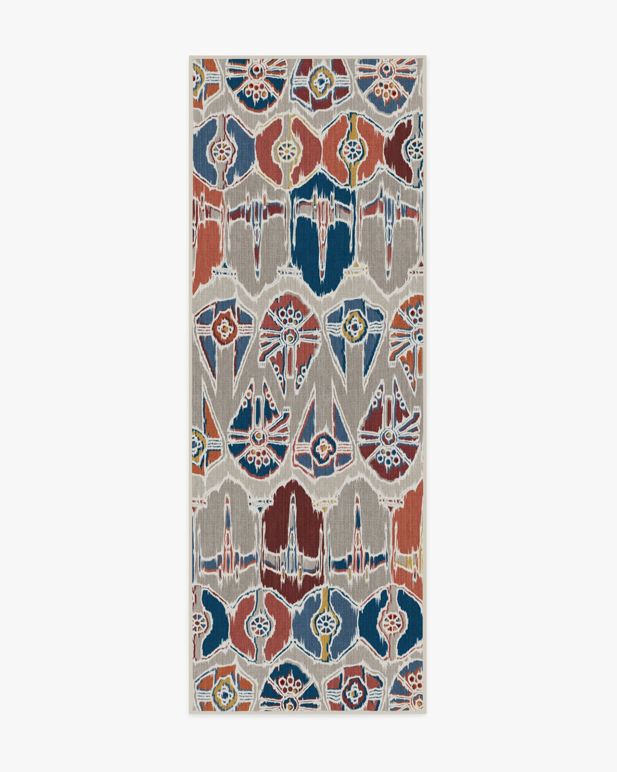 Corellian Ikat — Halı, Polychrome, RUNNER, beyaz zemin, 2x7