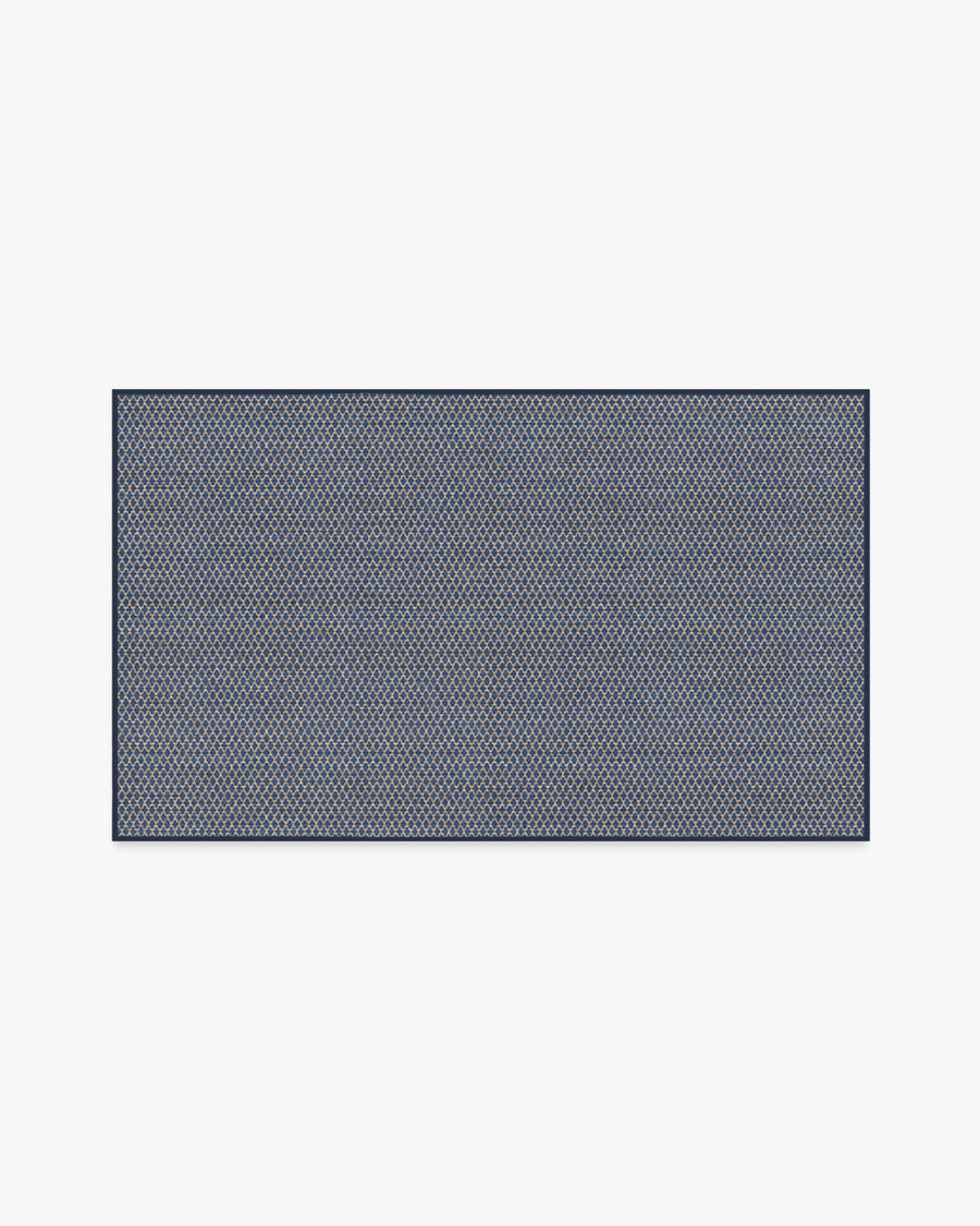 Tillie Solid — Halı, Soft Lacivert, AREA, beyaz zemin, 3x5