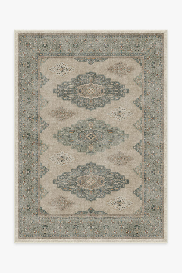 Maxine — Halı, Doğal Adaçayı, AREA, beyaz zemin, 5x7