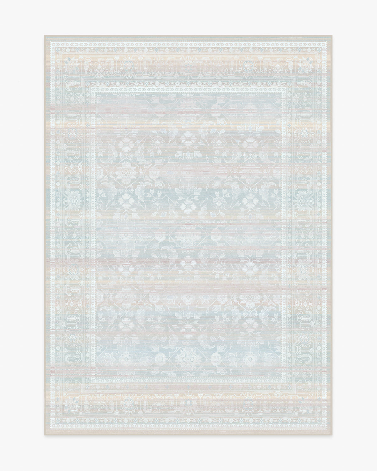 Ophelia — Halı, Gri Mavi, AREA, beyaz zemin, 5x7