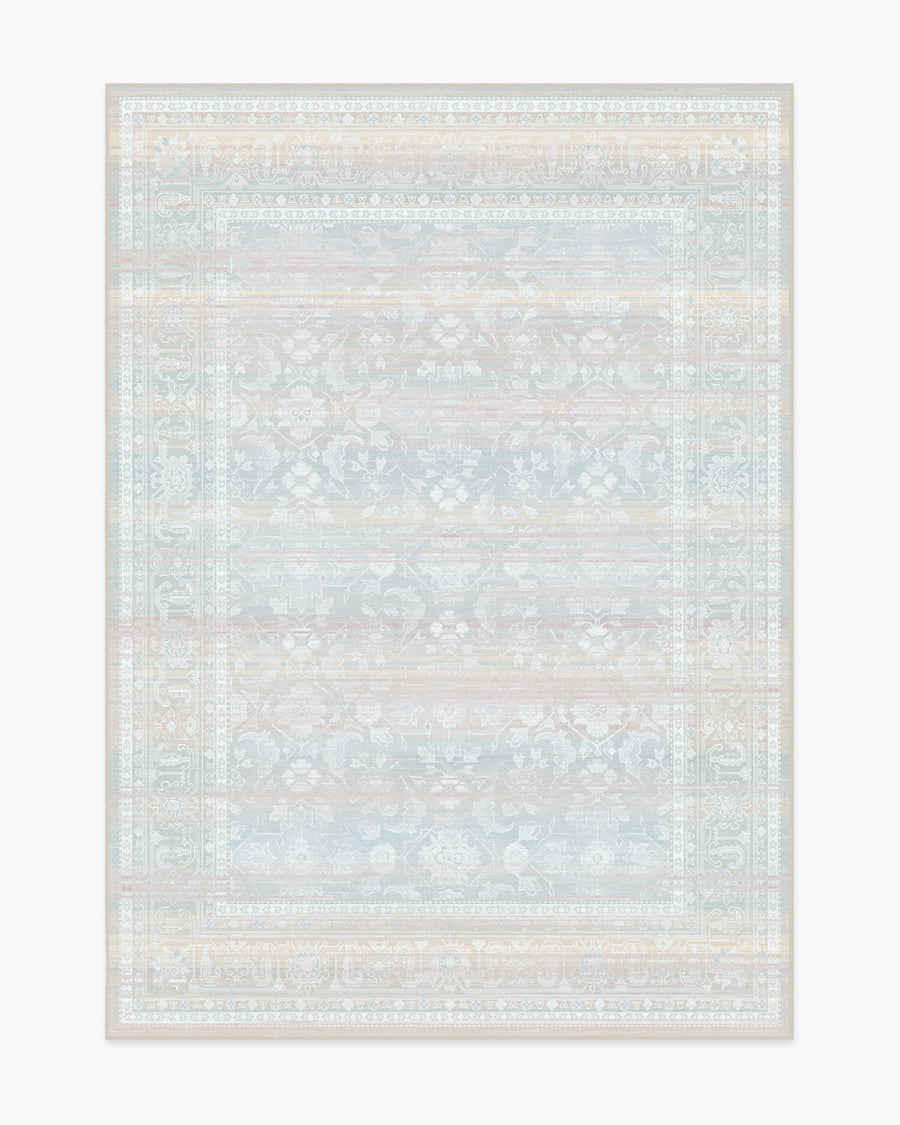 Ophelia — Halı, Gri Mavi, AREA, beyaz zemin, 5x7