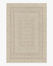 Cyrus — Halı, Bej Fildişi, AREA, beyaz zemin, 6x9
