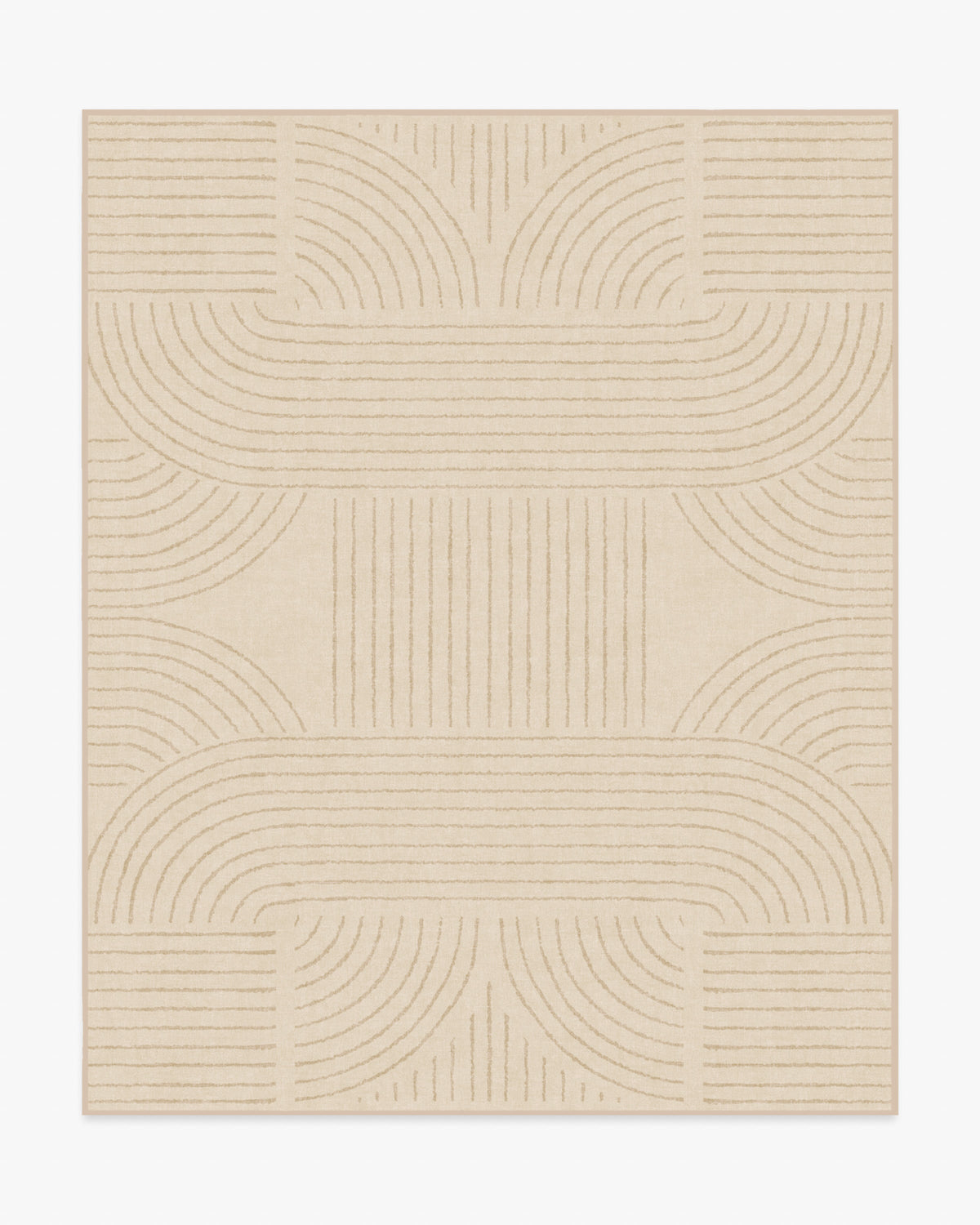 Callen — Halı, Kum, AREA, beyaz zemin, 8x10